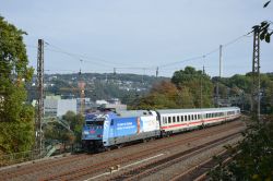 InterCity mit Lok der Baureihe 101 in Wuppertal