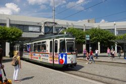Tram Augsburg Esslinger GT4 an der Universität