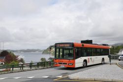 Bus Bergen Norwegen Skyss Volvo an der Station Dolvik Terminal