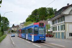 Straßenbahn Düwag Vevey Be 4/10 Tram RBS in Muri