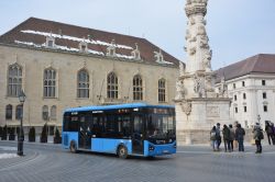 Budapest Bus Midibus auf dem Burgberg