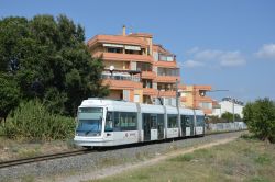 Stadtbahn Cagliari Tram Skoda 06T Elektra Sardinien