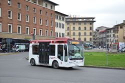 Citybus Florenz Firenze Bus C1 Minibus an der Station Unica Italiana